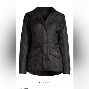 Black quilted women’s Barbour jacket, size 10
